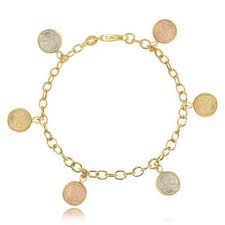 Roman coin bracelet